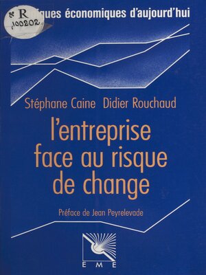 cover image of L'Entreprise face au risque de change